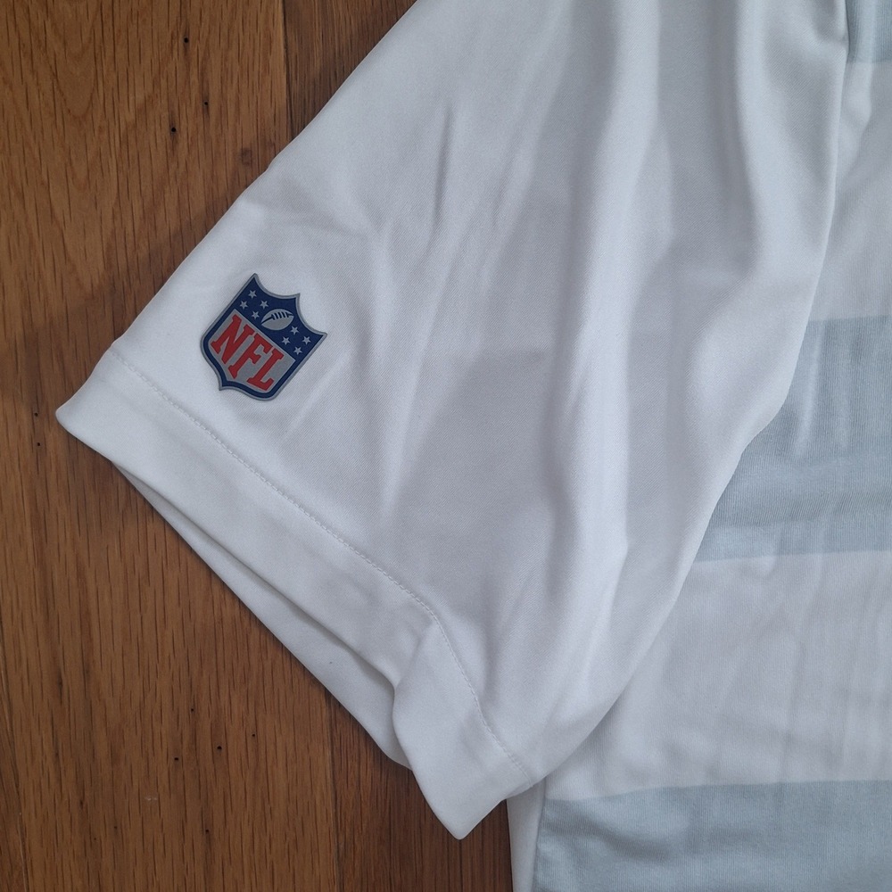 Nike NFL On-Field Green Bay Packers Polo Shirt Dri-FIT Striped White XXL Sporty - Picture 3 of 6